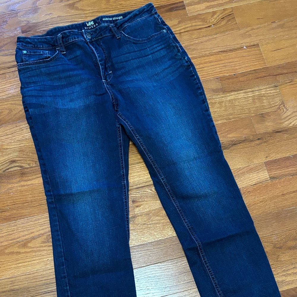 Lee Women's Indigo Straight Leg Jeans
